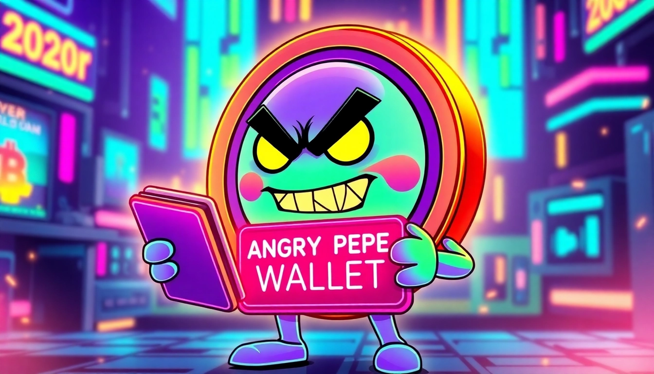 Engaged user accessing Angry Pepe Wallet on mobile device for crypto staking and gaming