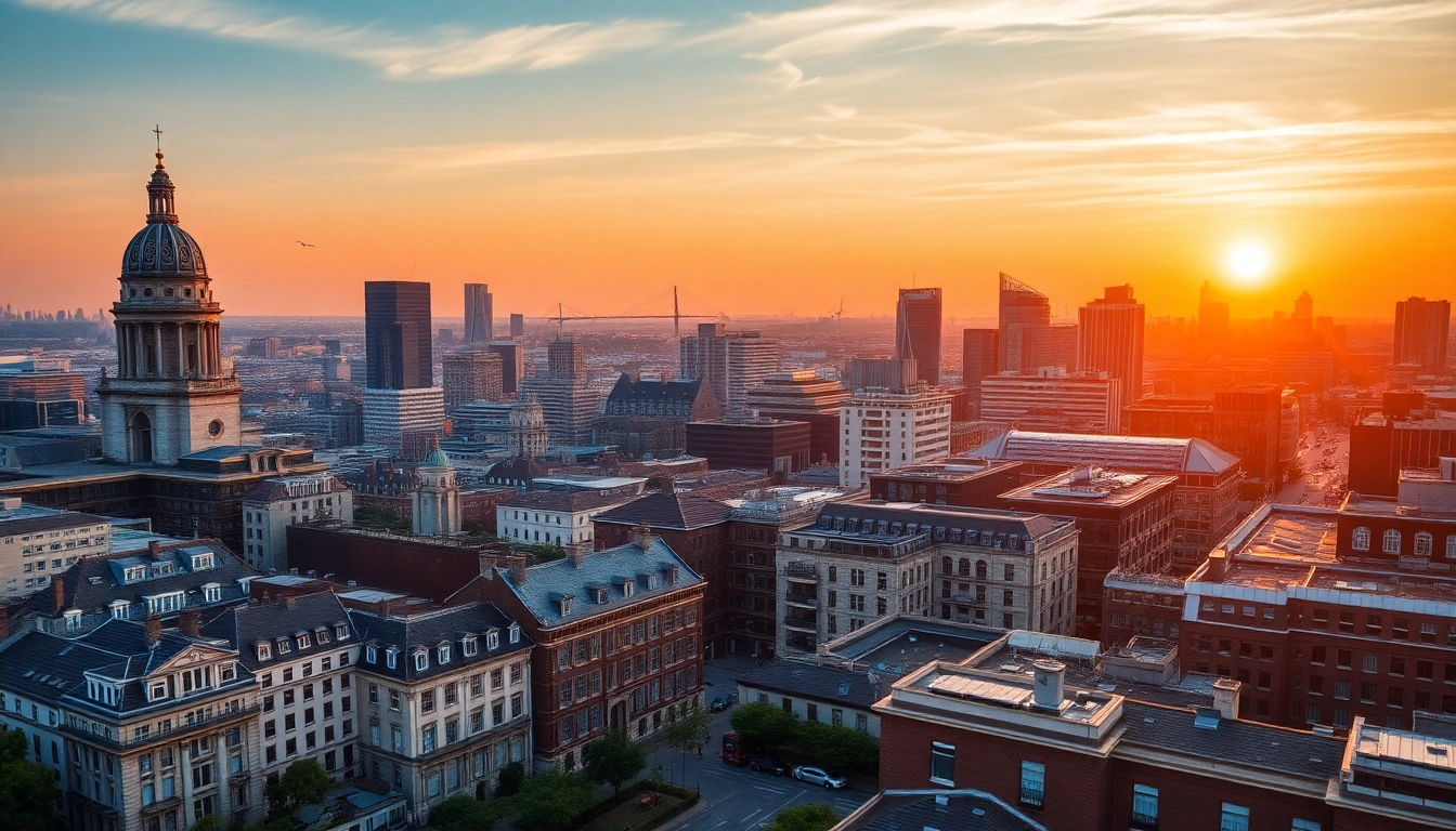 Insights into the London Property Market showing skyline with residential buildings and cityscape